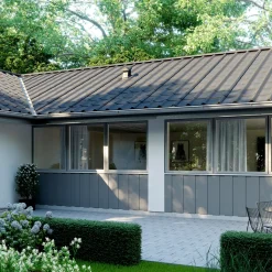 Swisspearl Facadebrædder^planke træstruktur antracit CP150C, 180x3600x8 mm