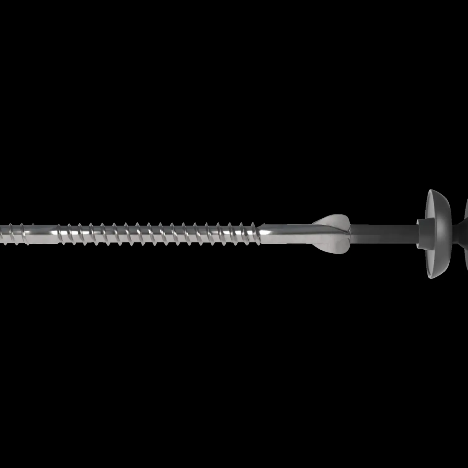 Swisspearl Tilbehør Til Tage Og Tagrender^Toscana tagskrue sort 6,5x113 mm 100 stk.