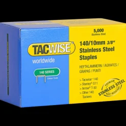 Sale Tacwise 140 / 10mm hæfte klamme rustfri stål