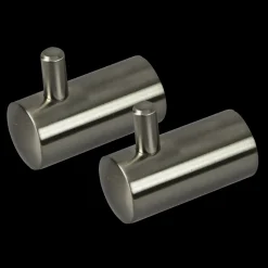 Badeværelsestilbehør^Target håndklædekroge m/tape 2 stk stål