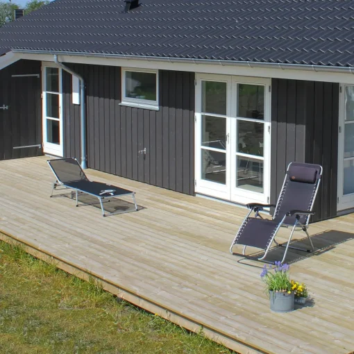 New Terrassebrædder GDS glat fyr trykimprægneret 32 x 125 mm L - 480 cm