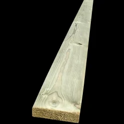 Outlet Terrassebrædder glat fyr trykimprægneret 32 x 125 mm x 3,6 m