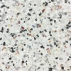 Granit.dk Terrazzofliser^Terrazzo flise skagen slebet overflade uden fas 40x40x1,5 cm