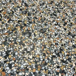 Granit.dk Gulv- Og Vægfliser^Terrazzo flise stockholm slebet overflade uden fas 40x40x1,5 cm