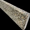 Granit.dk Gulv- Og Vægfliser^Terrazzo sokkelliste stockholm coffee slebet overflade med fas 40x1,5x7,5 cm