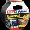 Tape^Tesa® extra Power Universal lærredstape sort 10 m x 50 mm