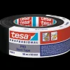 Tesa Tape Og Opmærkning^lærredtape 50 m x 50 mm sort