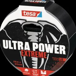 Online Tesa Ultra Power Extreme reparationstape 25 m x 50 mm sort