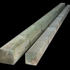 Tømmer høvlede stolper trykimprægneret 90 x 90 mm x 2,1 m