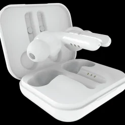 Hot Twins Pro høretelefoner m/bluetooth og opladningsbase hvid