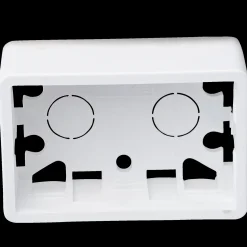 E-Line Dåser Og Underlag^Underlag 1½ Modul hvid