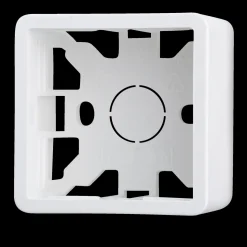 E-Line Dåser Og Underlag^Underlag 1 Modul til afbryder hvid