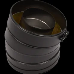 Varde Ovne Skorstene Og Tilbehør^Varde skorstensbøjning sort, 15°