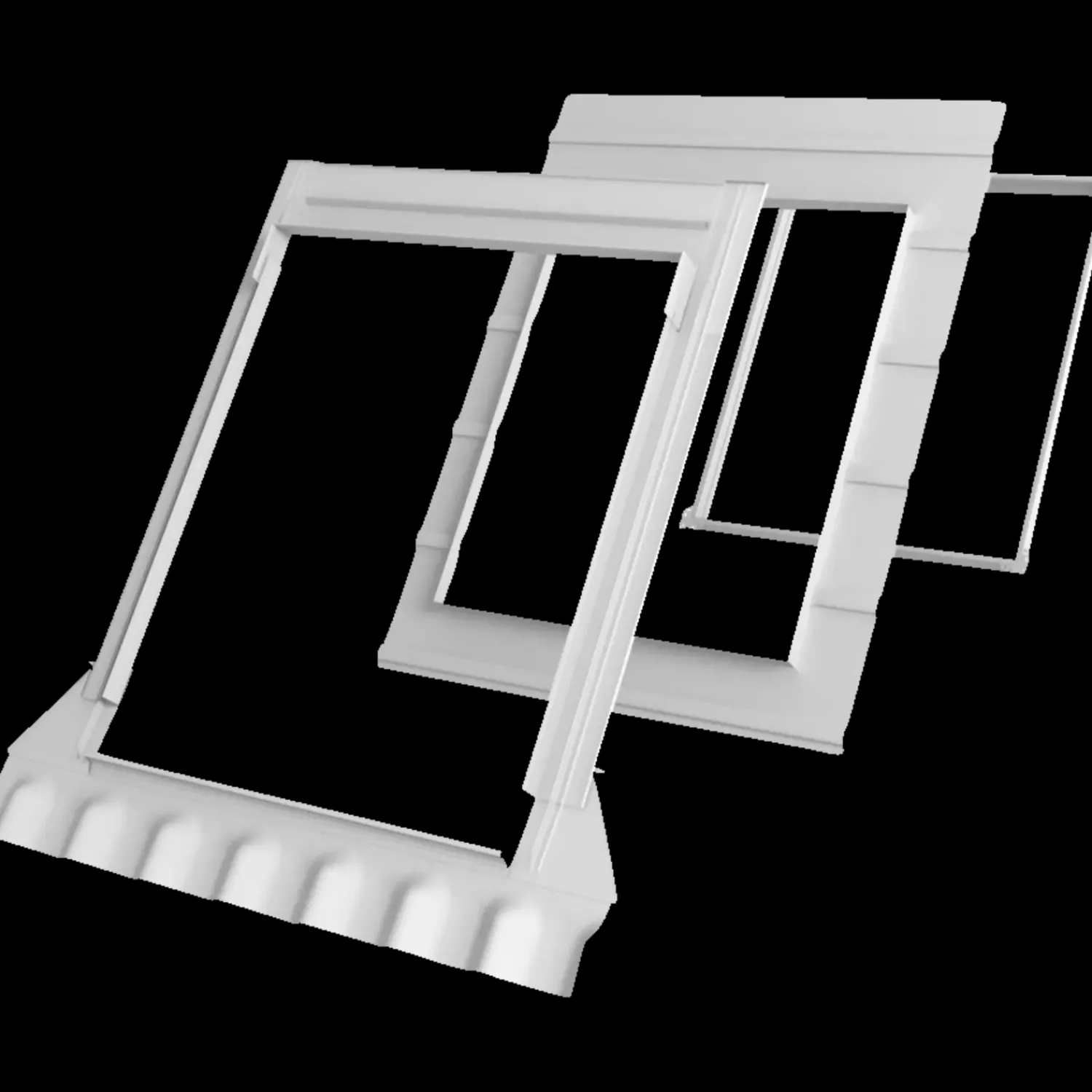 Velux Vinduer^EDW CK04 inddæknings pakke til profileret tag 55 x 98 cm