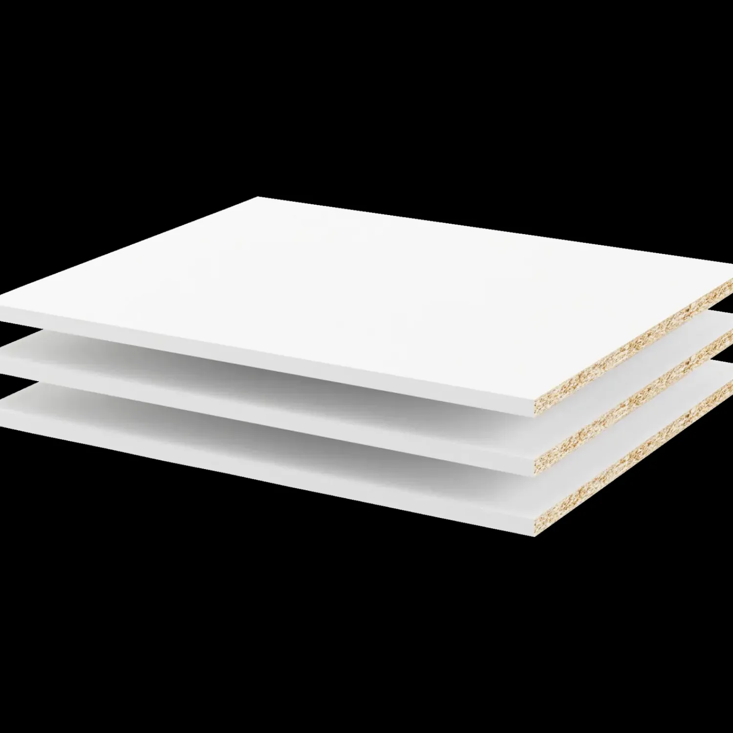 Tvilum Verona hylde t/122 cm hvid 3 stk