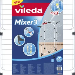New Vileda Mixer 3 - tørretårn med tre niveauer og hjul