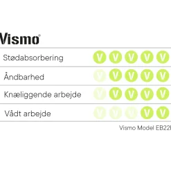Vismo Sikkerhedssko^ESD sikkerhedssko med Boa sort/army str. 46