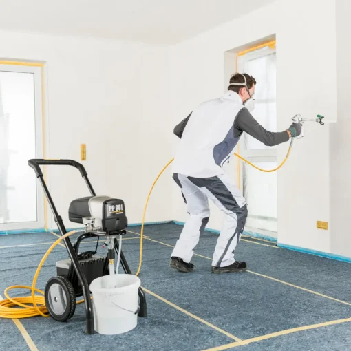 Hot Wagner PowerPainter 90 Extra malersprøjte - Spraypack på vogn