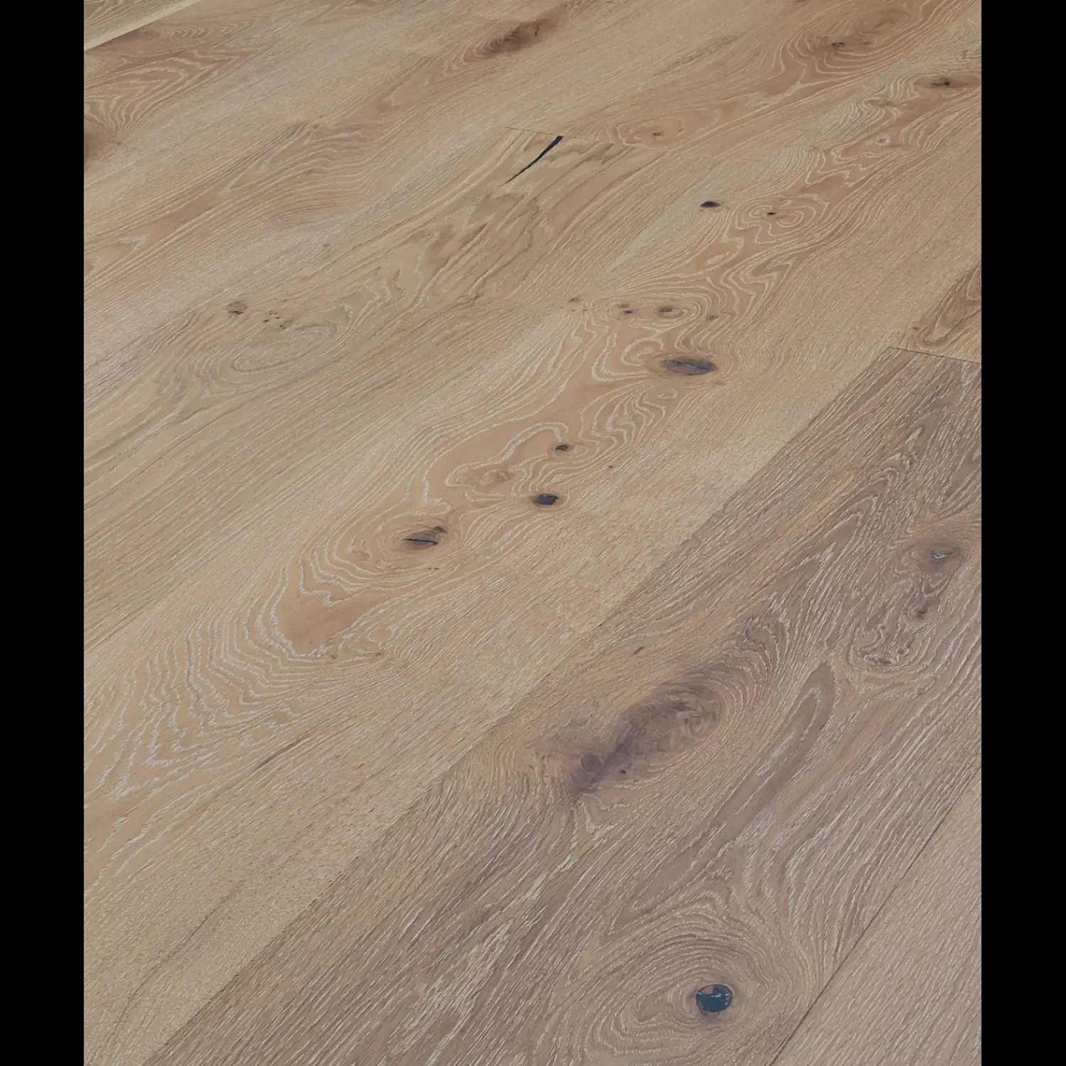 Online Wallmann herregårdsplank laminatgulv rustik/børstet hvid matlak 260x2200x15 mm