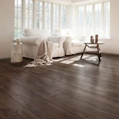 Laminatgulve^Wallmann Organic silent hybridgulv brun eg 245x2003x9 mm