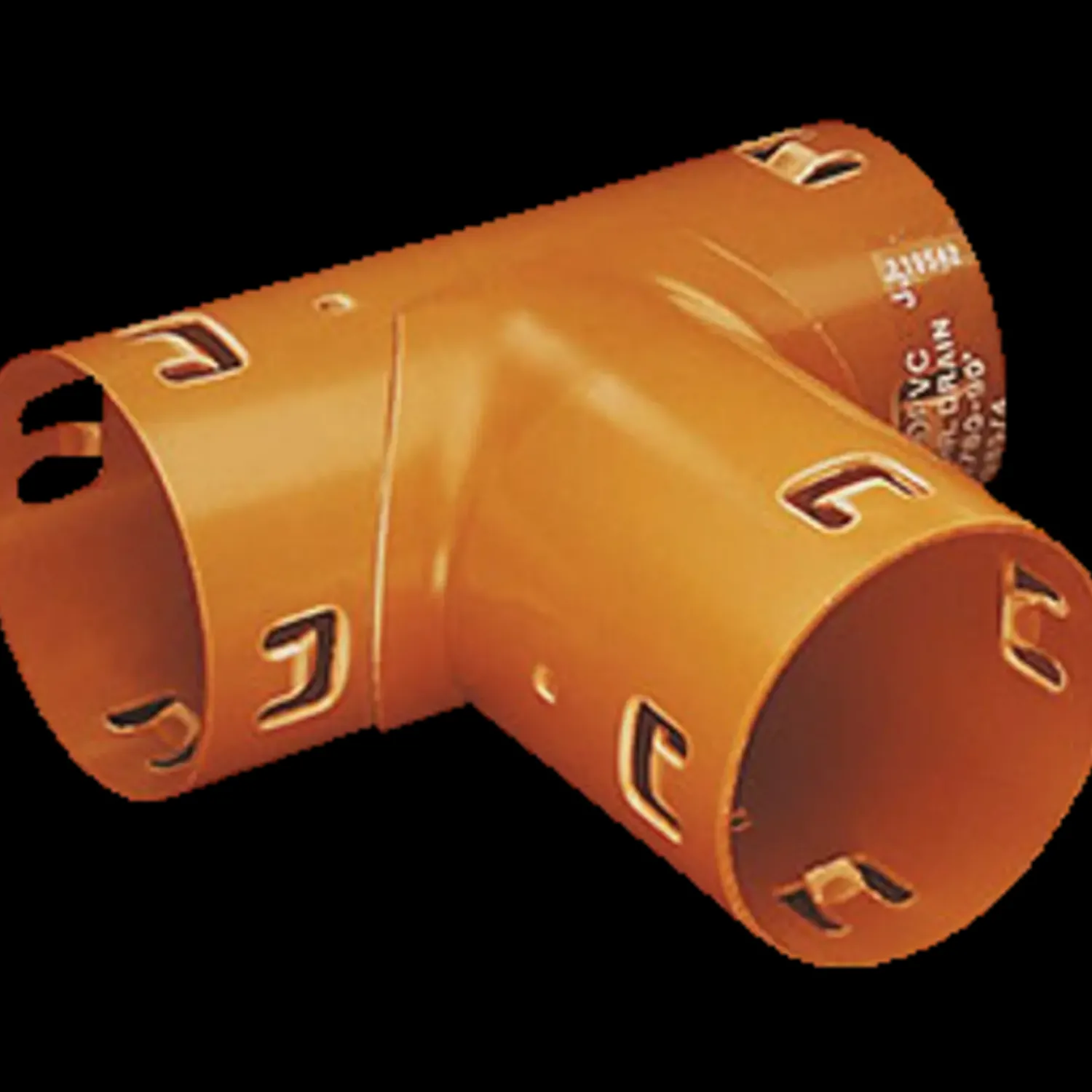 Clearance Wavin dræn grenrør PVC 90°x80x50 mm