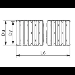 Sale Wavin drænrør filterdræn PVC 80 mm x 50 m