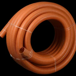 Brønde Og Dræn^Wavin drænrør korrugerede pvc 1,5x5 mm 113 mm x 50 m rød