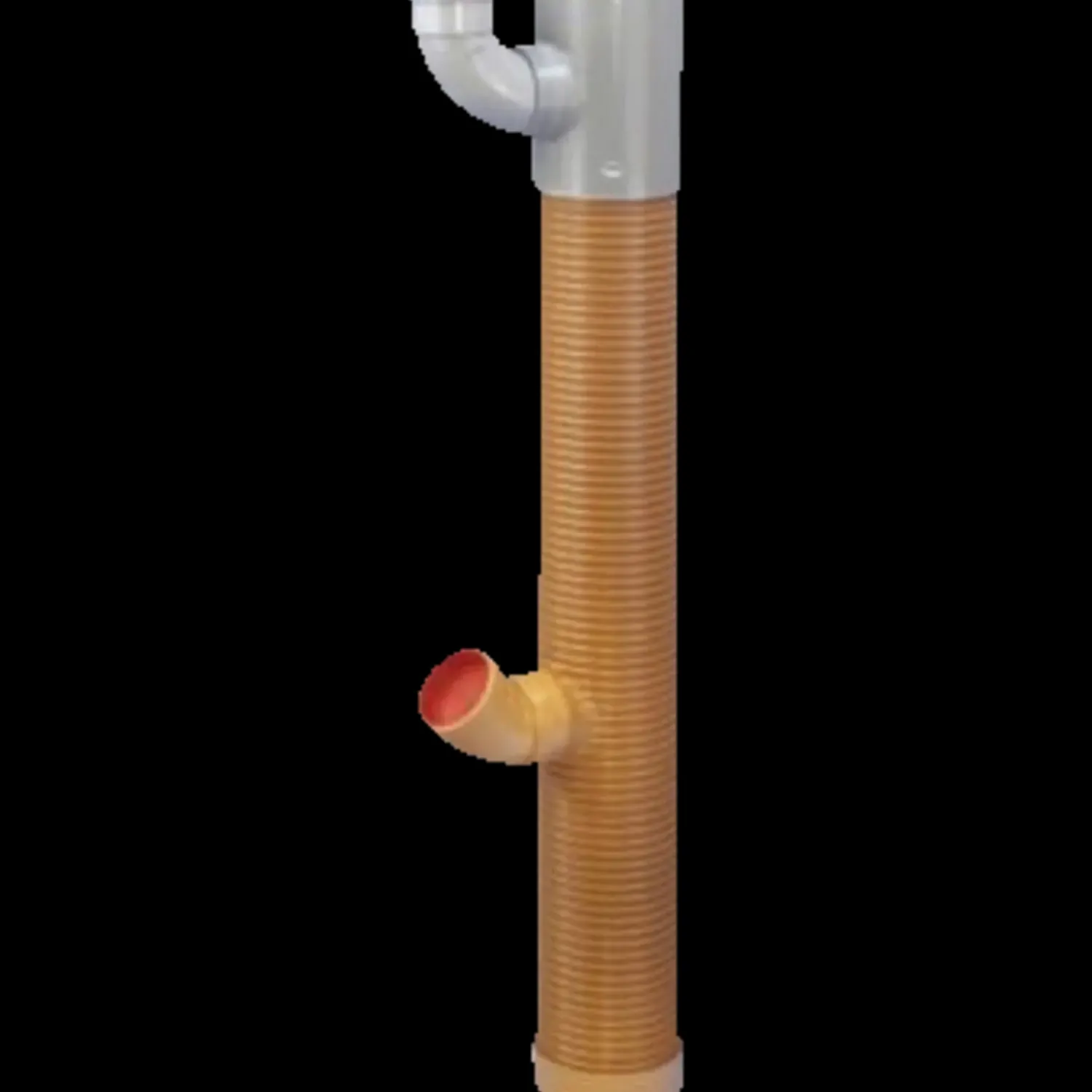 Wavin Brønde Og Dræn^tagnedsløbsbrønd m/bøjning 110x200 mm