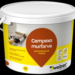 Weber Saint Gobain Facademaling^Weber Cempexo murfarve hvid 10 kg