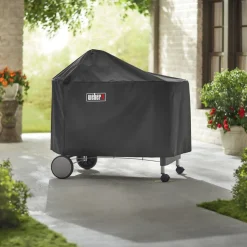 Weber Grillovertræk^Performer Premium og Deluxe grillbetræk sort, Ø57 cm