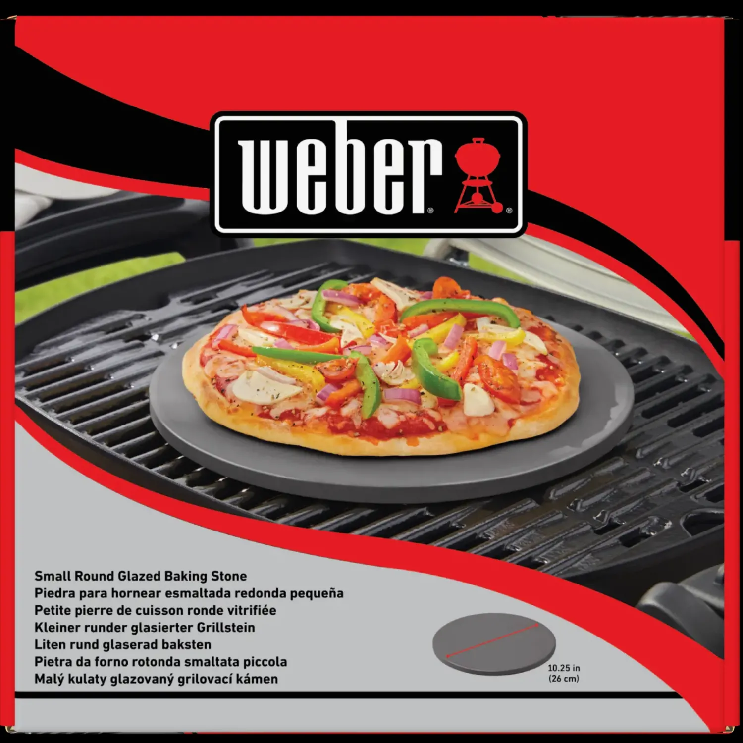 Clearance Weber pizzasten Ø26 cm grå
