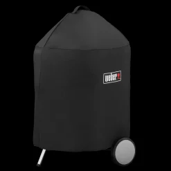 Weber Grillovertræk^Premium grillbetræk sort, Ø57 cm