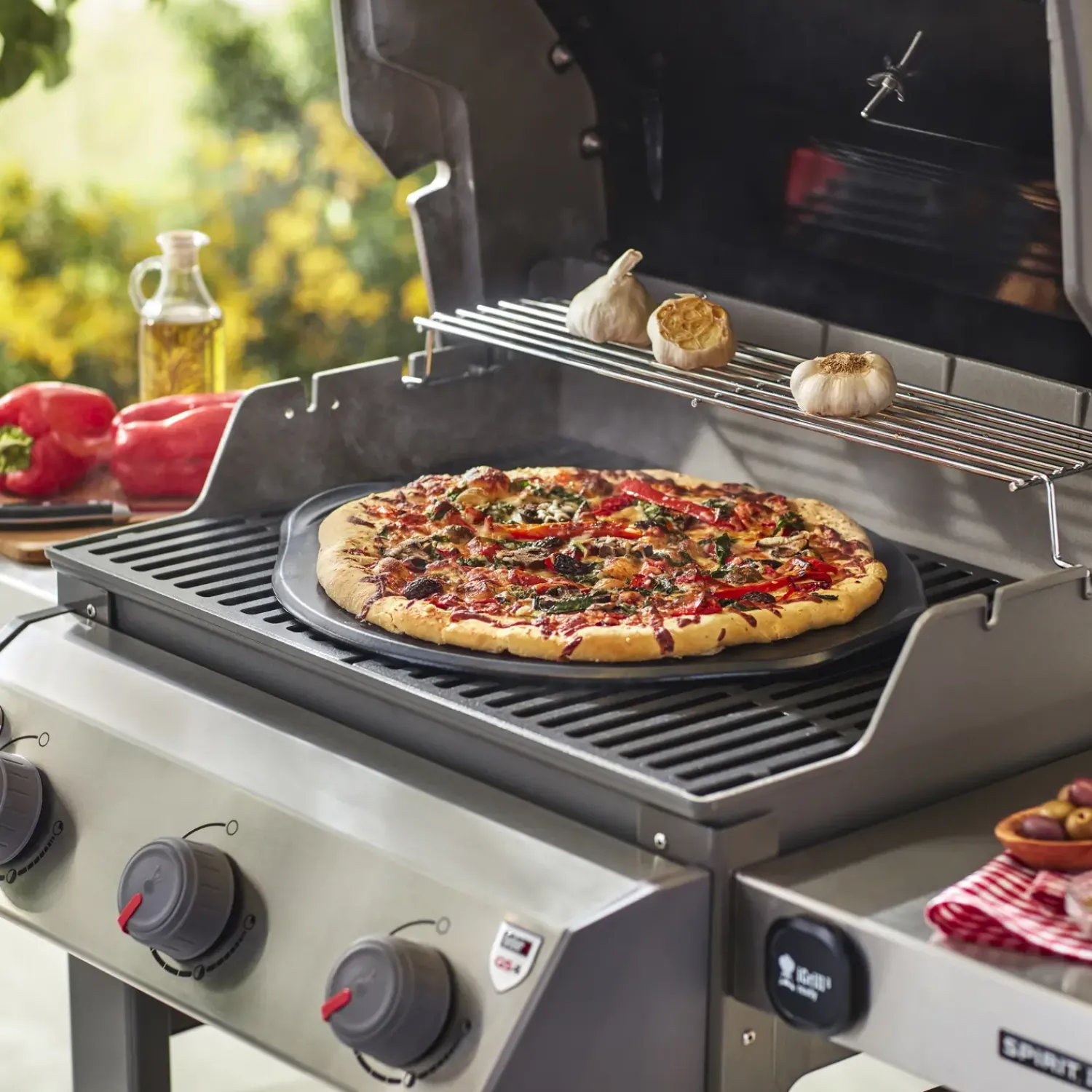 Weber Stegeplader Og Holdere^Premium grillsten, Ø46 cm