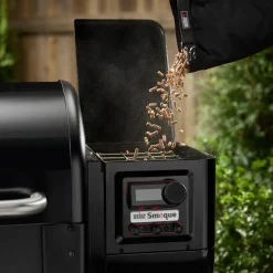 Weber Optænding Og Briketter^® træpiller af kirsebærtræ til træpillegrill 8 kg. pose