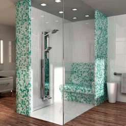 wedi Gulvplader^Fundo Riolito Neo gulvelement m/afløb til bruser