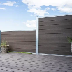 Sale Wimex Livø Prime komposithegn m. lys MatBrun 180 cm