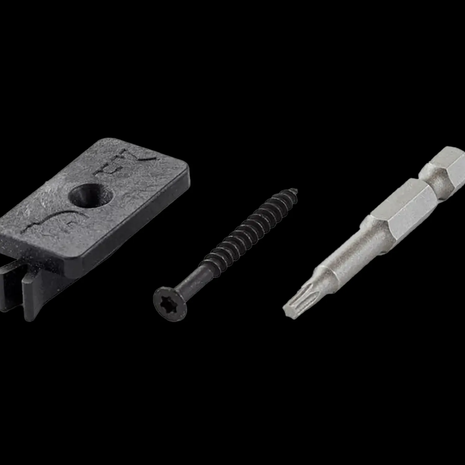 Wimex t-clips sort , inkl. skrue 40 mmt-clips , 100 stk. pr. kasse