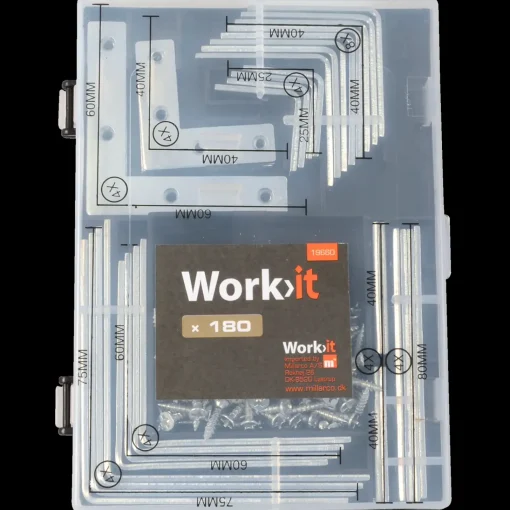 Special Beslag^Work>it samlebeslag 180 dele