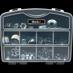 Sortimentsbokse^Work>it skiver og møtrikker sortimentsboks
