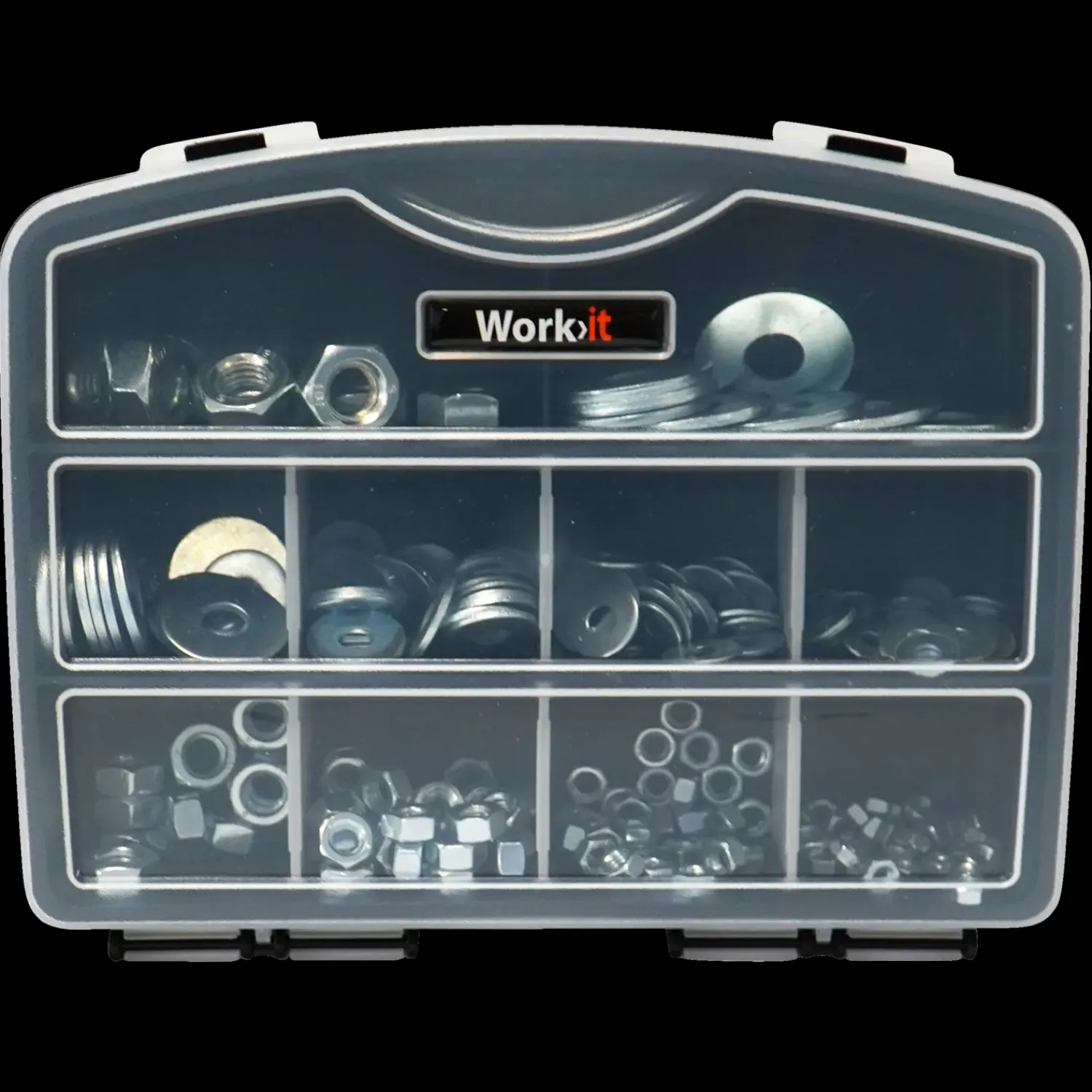 Sortimentsbokse^Work>it skiver og møtrikker sortimentsboks