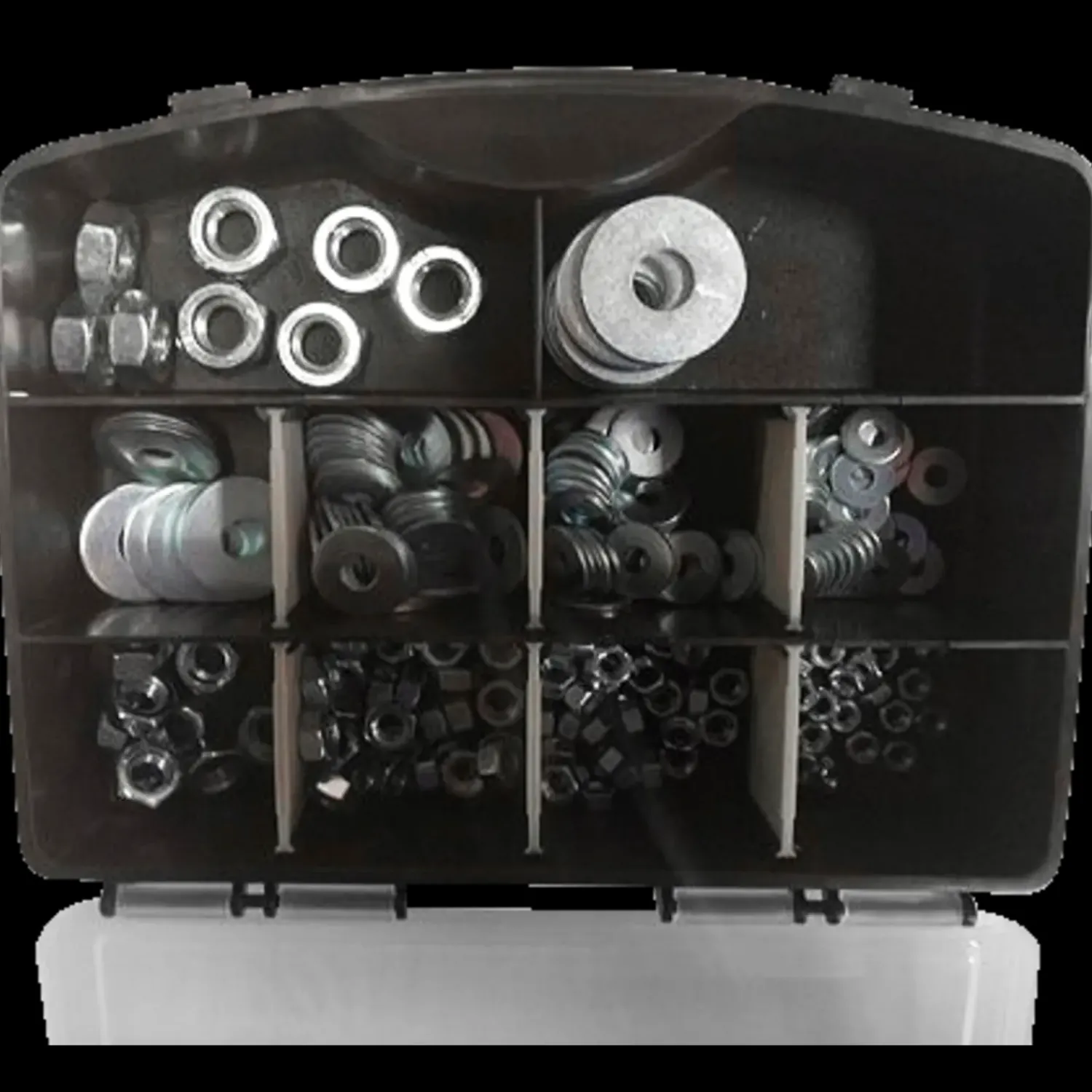 Sortimentsbokse^Work>it skiver og møtrikker sortimentsboks