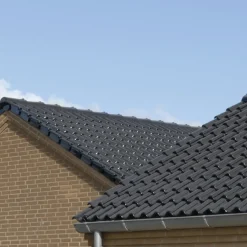 V. Meyer Zwilling dobbelt vingefalstagsten sort glaseret